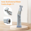 Dental Double Channel Water Sprays Push Button Contra Angle