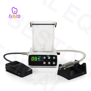 Dental Equipment with Electric Motor and Fiber Optic Water Tank Turbine Powered