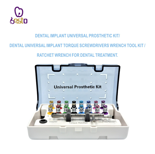  Dental Universal Implant Torque Screwdrivers Wrench Tool Kit For Dental Treatment.