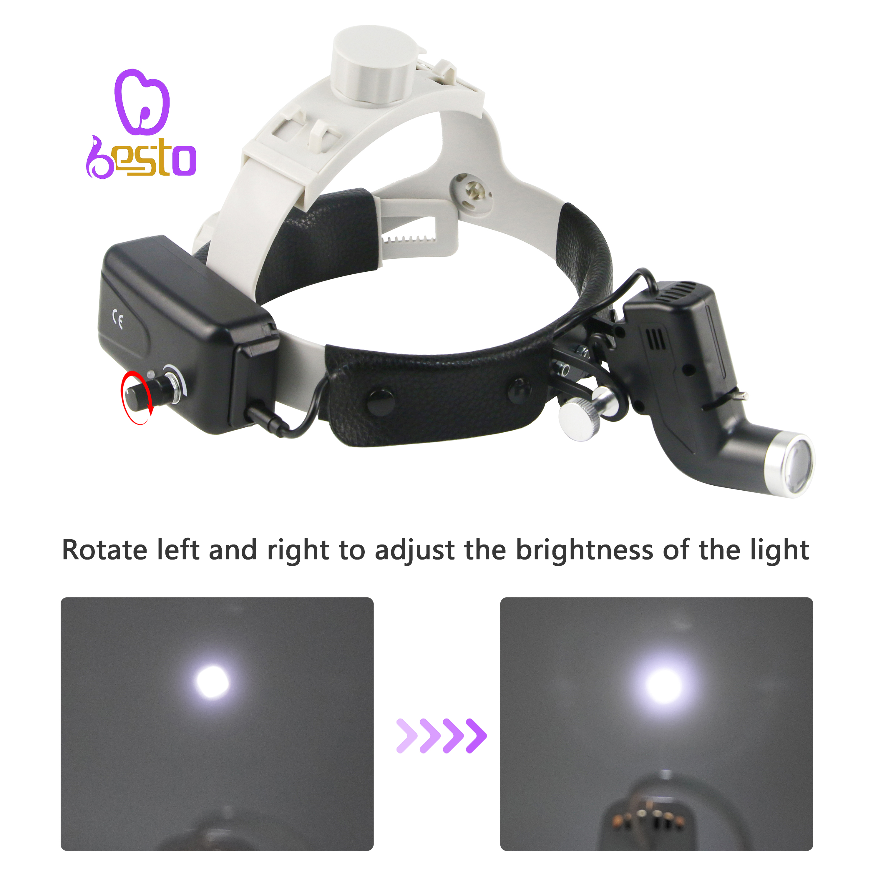 LED Dental Head Light Lamp 5W Dentisit Surgical Headlight For Dental Equipment 