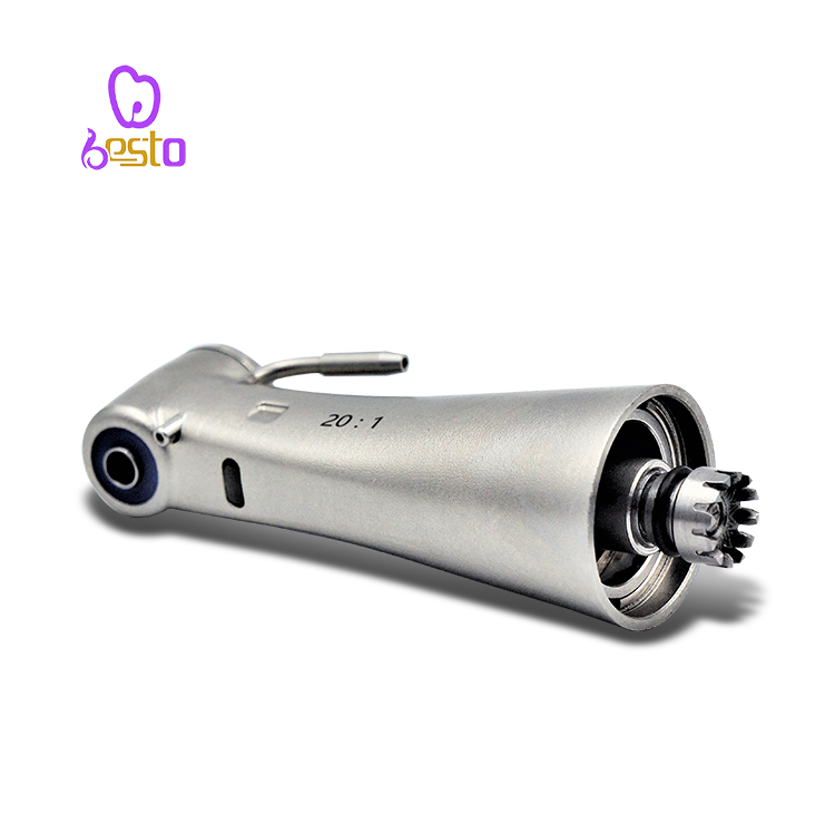 Low Speed Fiber Optic 20:1 Implant Contra Angle Dental Air Turbine Handpiece 