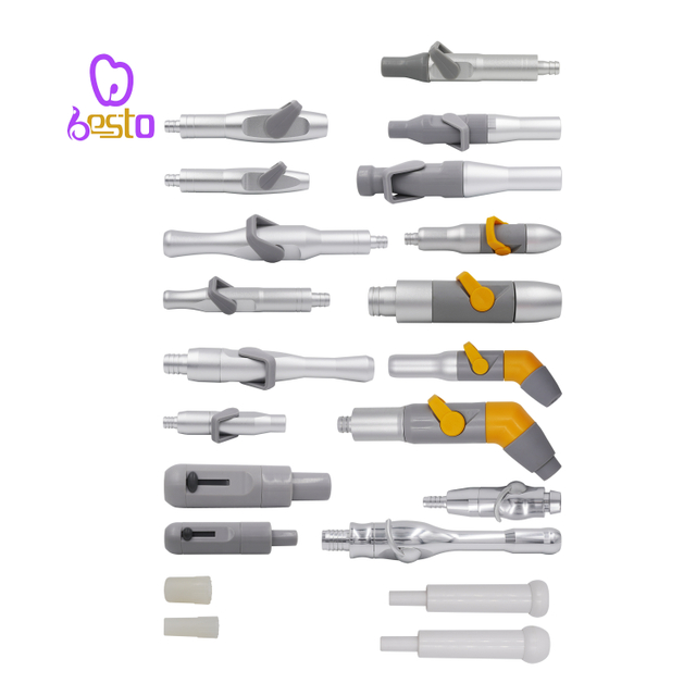 dental strong suction weak suction handpiece adaptaer plastic and metal dental chair accessories dental materials 