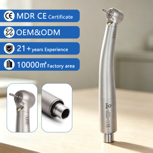 Dental Torque Head E-generator Turbine Quick Coupler Type LED High Speed Handpiece Dentistry Instrument