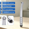 Dental Products CE/ISO Certified Dental Drills Push Button Stainless Steel High Speed Air Turbine Handpiece 