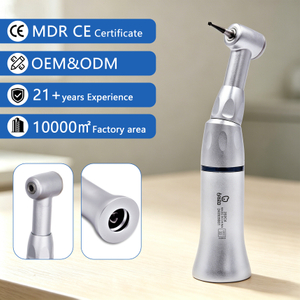 CE Certify OEM/ODM Dental 1:1 Push Button Contra Angle Dental Low Speed Handpiece 