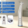 Dental Tools 1:1 Fiber Optic Contra Angle Stailess Steel Single Spray Low Speed Handpiece Dental Handpiece 